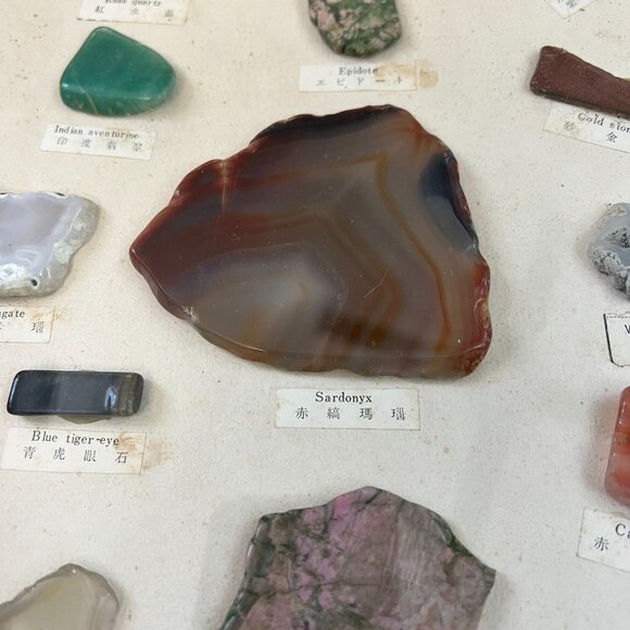 Vintage Mounted Rocks, Gemstones and Minerals Collection - Picture 13 of 15